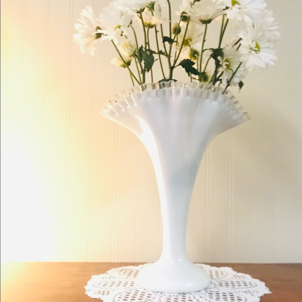 Vintage Fenton Silvercrest Vase